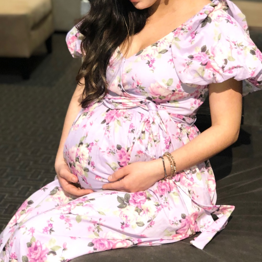 Beautiful Chelsea & Violet Floral Maxi Dress.